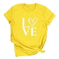 thumbnail image 6 of Ounisa Heart Shirts for Women - Trendy Short Sleeve Womens Graphic T Shirt Cute Love Gifts for Her, 6 of 7