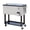 Silver 372, variant on Large 80 QT Rolling Cooler on Wheels for Outdoor Parties, Stand Up Drink Ice Chest Cart with Bottle Opener, Black Plastic