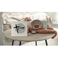 thumbnail image 4 of Zomyto 5x5 Inches Christian Pray on It Pray Over It Pray Through It Rustic Wood Block Plaque Box Sign Desk Decor, 4 of 5
