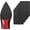 Black, variant on Welnove Shoe Sole Protectors, Shoe Grip Pads - Non-Slip Silicone Pads for High Heels & Boots - 6 Pcs, Clear