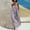 Purple, variant on Women's Striped Spaghetti Strap Maxi Dress, Square Neck with Back Bow Detail & Side Pockets, Casual Beach Sundress Blue XXL