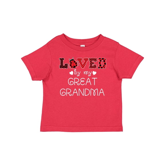 Inktastic Loved by My Great Grandma Cute Ladybug Boys or Girls Baby T-Shirt