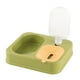 thumbnail image 4 of Cuenco para gatos, accesorios de comida y agua para gatos, comederos para gatos, agua por gravedad, Verde, 4 of 9