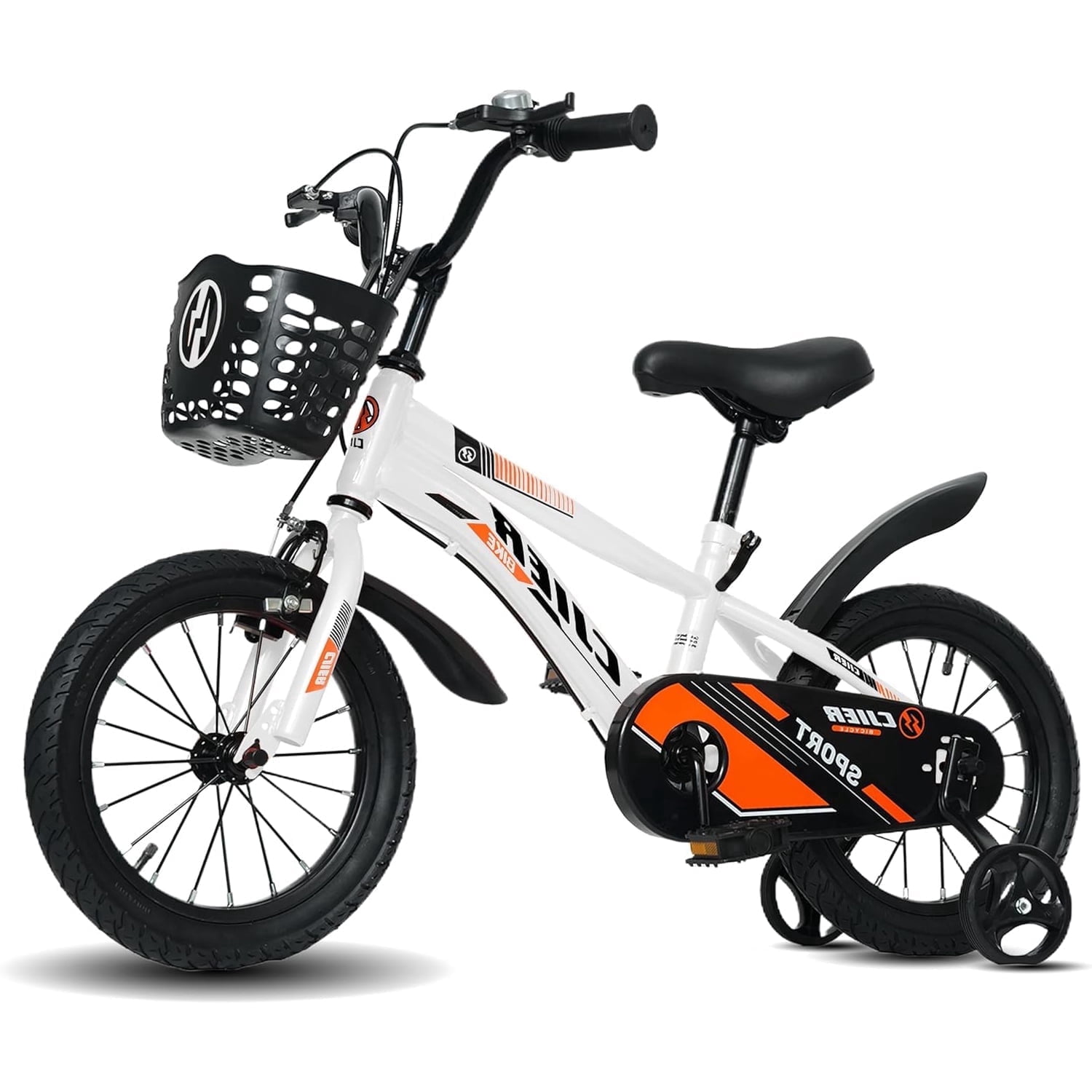 NEORIVER 14" Kids Bikes for Girls and Boys, Kids' Bicycles with Training Wheels, Ages 3-5 Years