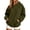A Green, variant on Zip Up Hoodie Women Cameland Women's Casual Loose Long-Sleeve Hooded Pullover With Paneling Black,S