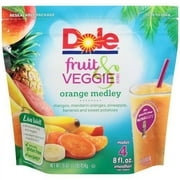 Dole Frozen Fruit & Veggie Blends Orange Medley Smoothies, 16 oz