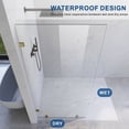 thumbnail image 4 of UKH07B2 39 in. W x 80 in. H Frameless Fixed Shower Glass Panel in Satin Brass with 3/8 in. Clear Tempered Glass, 4 of 6