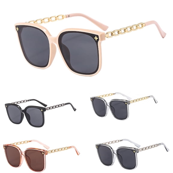 AWINQQY Fashion Punk Sunglasses For Women Men, Large Big Sun glasses For Women Trendy, UV400 Protection Sun Glasses