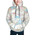 thumbnail image 5 of Cinnamoroll Youth Hoodie Long Sleeve Pullover Casual Sweatshirt Hooded Boys Girls, 5 of 9