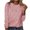 Pink#508, variant on Womens Tops Denim Plaid Printed Zipper Long Sleeve Top Long Sleeve Shirts For Women