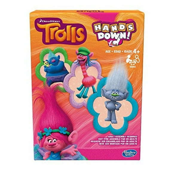 Hasbro DreamWorks Trolls Spin Slam Game, Board Game for Kids