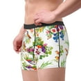 thumbnail image 3 of Wukai Birds And Flowers Print Men’s Underwear Breathable Boxer Briefs,&nbsp;Moisture Wicking & Breathable-Large, 3 of 7