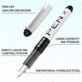 thumbnail image 4 of EYEYE Fountain Pens Fine Point Smooth Writing Assorted Colors Disposable 8 Count,Smooth Writing for Calligraphy, Journaling, Drafting, Sketching, Doodling & Office Supplies, 4 of 4
