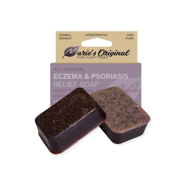 Marie's Original Eczema & Psoriasis Relief Soap Gentle Cleansing, Itch Relief, Soothes Rash
