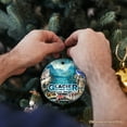 thumbnail image 6 of Artistic Glacier National Park Adventure Handmade Ceramic Ornament, Montana Souvenir and Gift, 6 of 6