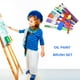 thumbnail image 2 of Juego de pinceles de colores para niños, 15 Uds., pintura al óleo de acuarela, Kits de pinceles DIY Hugtrwg Para estrenar, 2 of 9
