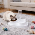 thumbnail image 6 of Pet Food Bowl,Cats Two-in-One Drinking Water and Food Bowl Dog and Cat Pet Bowl Combined Feeding Station for Pets, 6 of 6