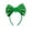 A, variant on St. Patrick's Day Sequin Bow Headband Shamrock Hat Decoration Comfortable Flexible Band for Parties Events A