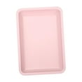 thumbnail image 2 of Bandeja de tocador para baño, bandeja de herramientas de escritorio para decoración de uñas, bandeja de almacenamiento decorativa para mesita de noche Rosa, 2 of 8