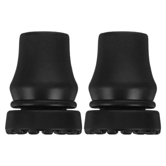 BRIGHTFUFU 2 piezas de bastones sin deslizamiento puntas para caminar con tapa final para personas mayores accesorios de punta de caña de edad avanzada almohadillas de cubierta