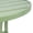 Light green, variant on UBesGoo 20" Metal Outdoor Coffee Table - Round 3-Leg Patio Side Table for Garden, Deck & Indoor, Black