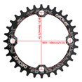 thumbnail image 2 of Greeniant Placa de disco de diente de bielas piñón 32T bicicletas de montaña de carretera encadenamiento de aluminio hexagonal deportes al aire Type11 NO11 Greeniant OD1573-12B, 2 of 6