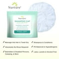 No Water Rinse Free Shampoo Cap (6Pack) Microwaveable Shower Cap
