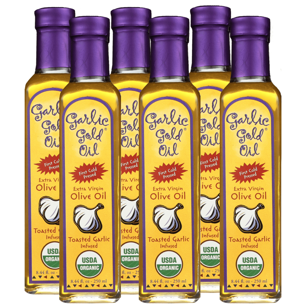 Garlic Gold Premium Certified Organic Extra Virgin Olive Oil Infused