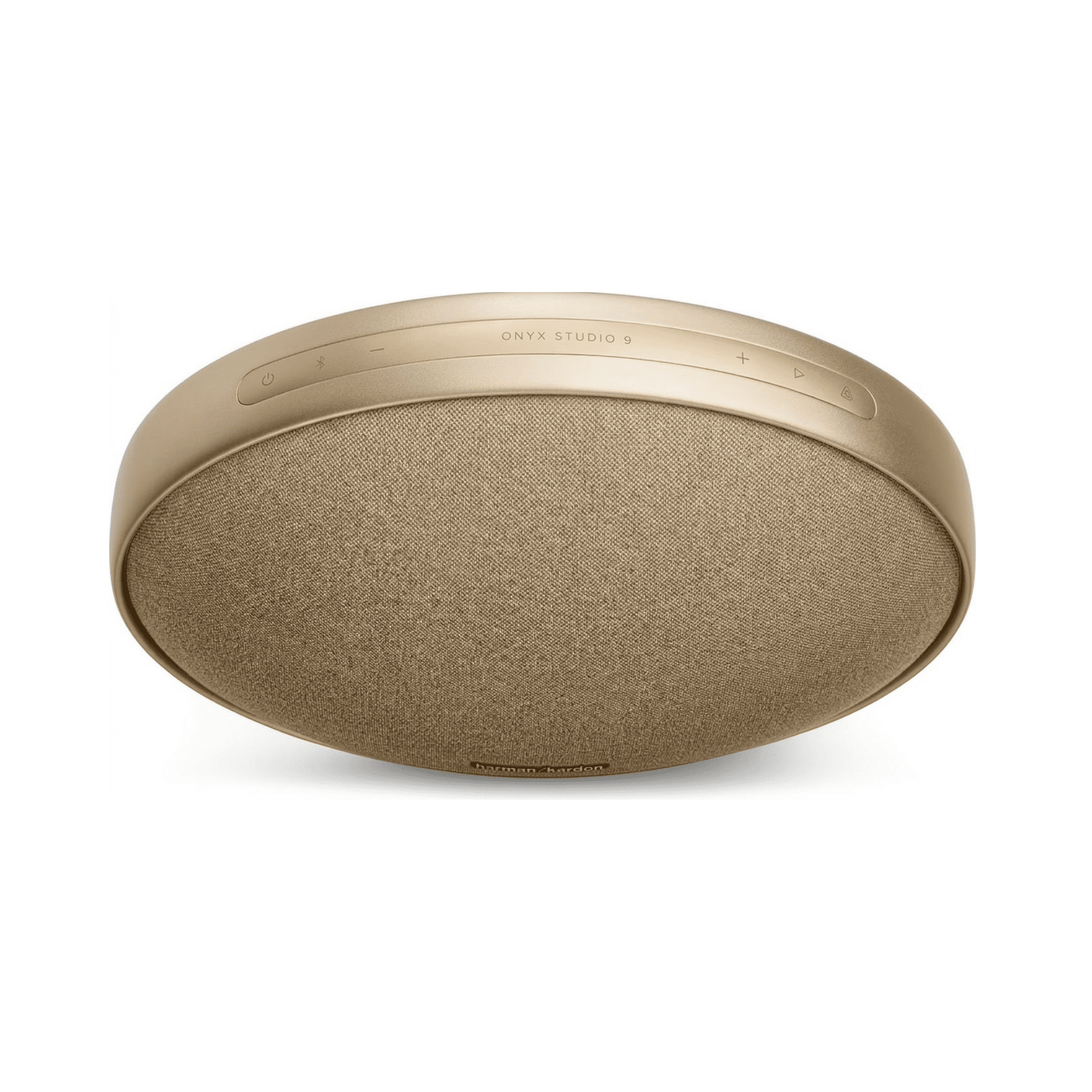 Harman Kardon Onyx Studio 9 Gold - Bluetooth Portable Wireless Speaker with Deep Bass, Built-in Battery, Multi-Speaker Pairing, Premium Home Audio