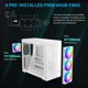 thumbnail image 2 of Caja de PC SAMA S50 Torre Media Blanca con ARGB y USB‑C, 2 of 9