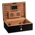 thumbnail image 2 of Daniel Marshall 20125 Ambiente 125-Cigar Humidor w Tray- Matte Black, 2 of 4