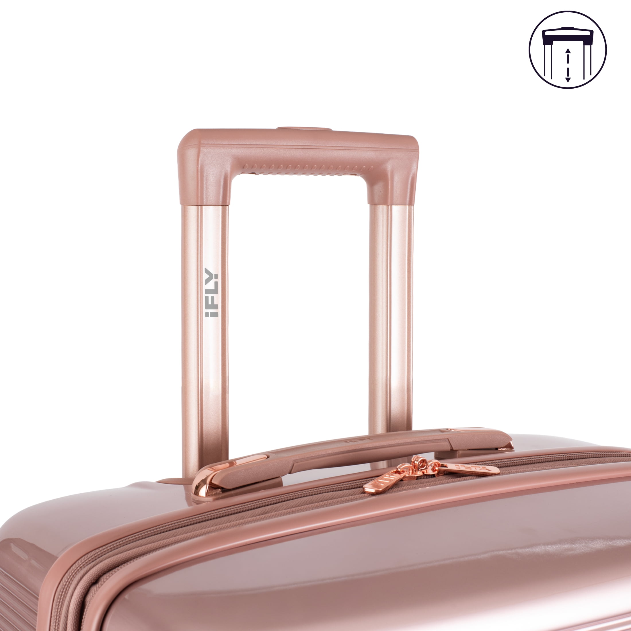 iFLY Spotlight Valise Rigide Moyenne 24" – Dégradé Or Rose