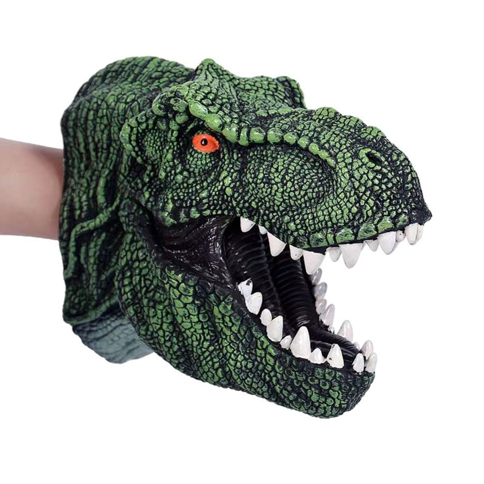 T-Rex Head Glove Hand Puppet Kids Toys Dinosaur Christmas Gift Tyrannosaurus Rex 