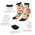 thumbnail image 5 of Rocae Autumn Pumpkins for Premium Adult Socks,Comfortable, Breathable, and Durable Socks, Perfect for Everyday Wear, 5 of 7
