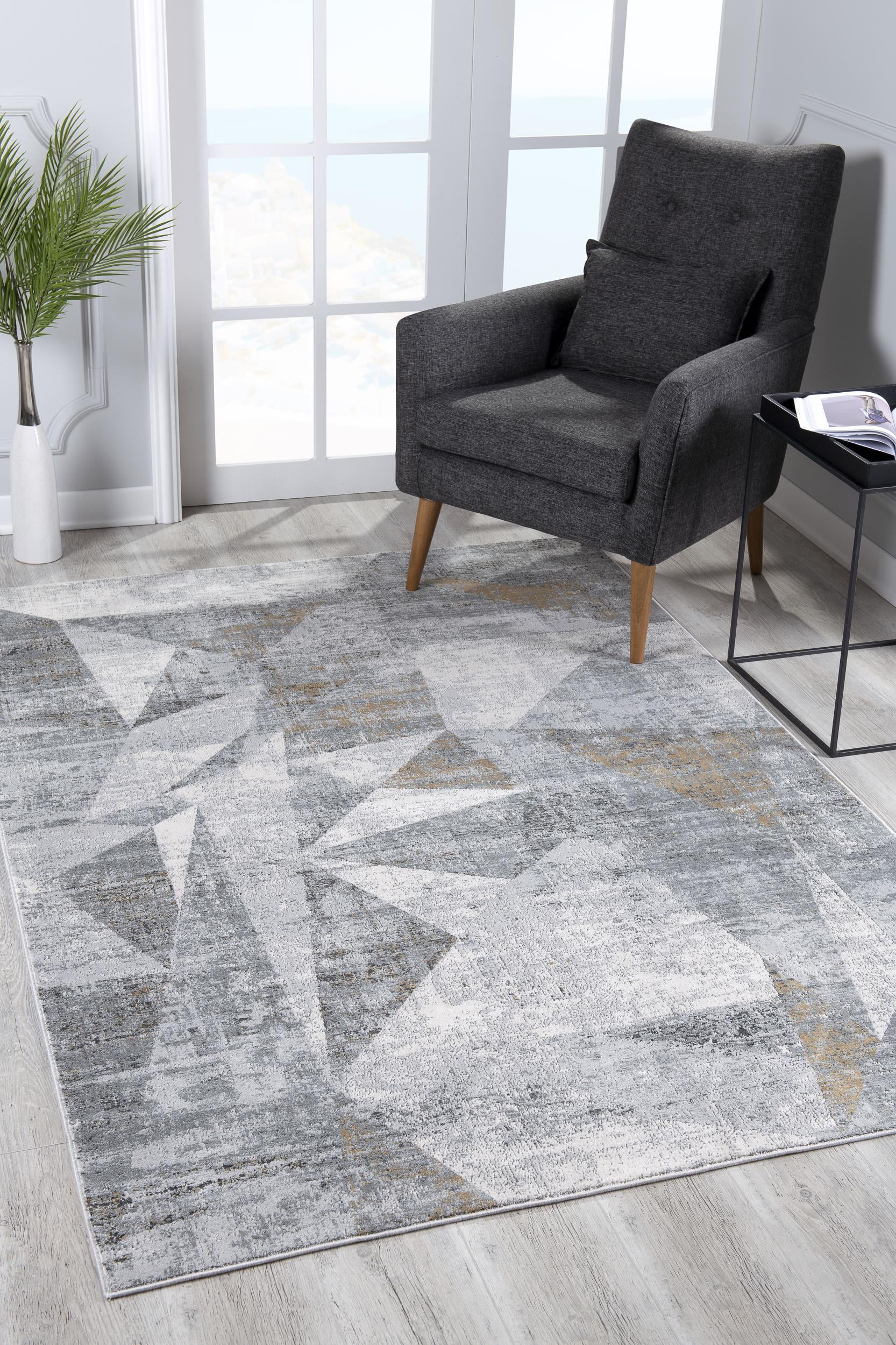 Rug Branch Capri Collection Modern Geometric Area Rug