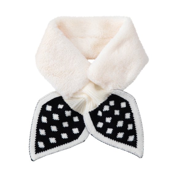 Puntoco Clearance All-Match Thick Plush Towel Lady Winter Plush Scarf Jacket Lady Scarf Warm Bib