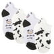 thumbnail image 4 of 4 pares de calcetines cortos de patrón de vaca encantador calcetines de impresión creativa calcetines, 4 of 5