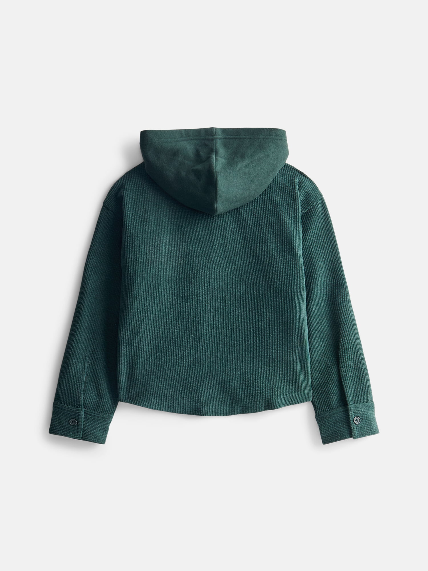 Wonder Nation Boys Hooded Corduroy Shacket, Sizes 4-18