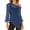 Dark Blue, variant on Womens Sheer Poncho Shrug Lightweight Knit Ruffle Pullover Sweater Top