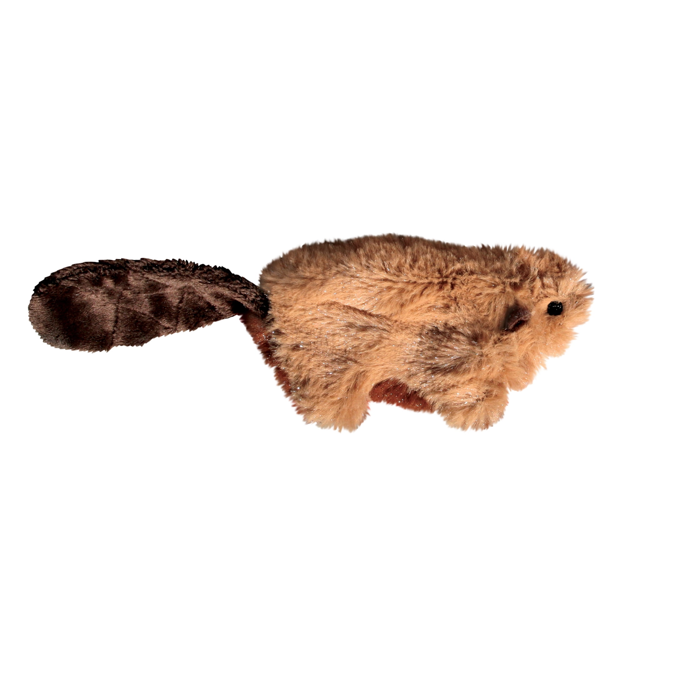 KONG Refillable and Washable Catnip Plush Cat Toy, Beaver