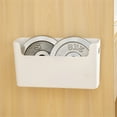 thumbnail image 6 of TRIANU Bedside Shelf Organizer, 3 Pack Adhesive Wall Mounted Shelf Holder for Phone, Reading Glasses,Remote Control for Home, Dorm, Bedroom, Office, White, Large, 6 of 9