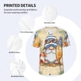 thumbnail image 3 of Hirioo Hello Summer Cute Gnome for Men's Baseball T-shirt Shirts Short Sleeve Casual Summer Button Stretch T Shirts,Size S-4XL-Medium, 3 of 7