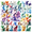 4A, variant on cartoon Fairy Music Theme Stickers, Waterproof Fairy Music Theme Sticker for Water Bottle Laptop Phone Cases Planner Skateboard Luggage Helmet Party Favor Decor, Ideal for Adults Teens Teacher Rewards