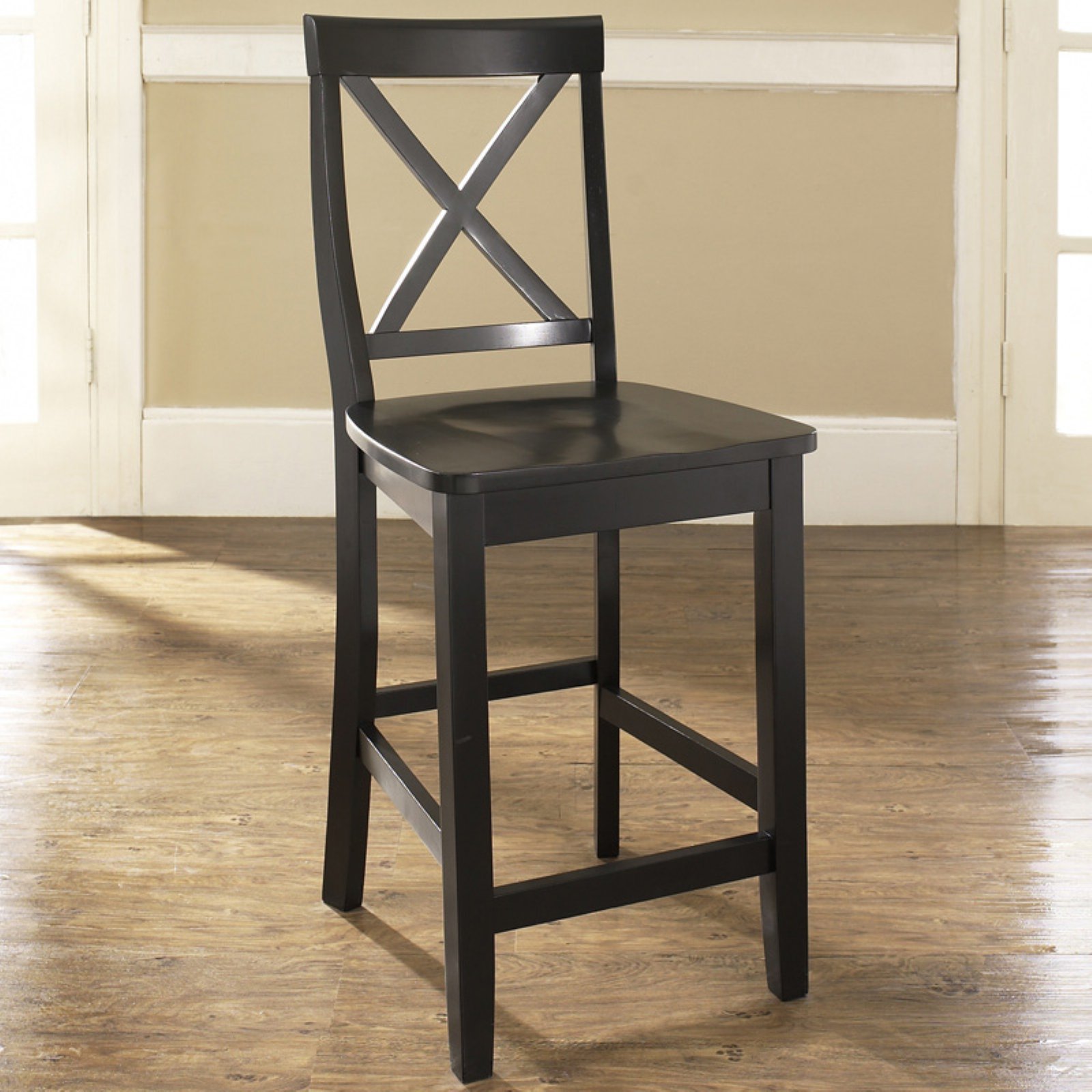 Crosley XBack 24 in. Counter Stool Set of 2