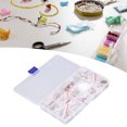 thumbnail image 1 of ANGGREK Ensemble de Fabrication de Bijoux, Kit de Fabrication de Colliers, Ensemble de Fabrication de Bijoux en Métal Premium Large Application Kit de Fabrication de Colliers avec Nez Rond, 1 of 8