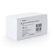 McKesson BI Vials, Self-Contained Steam Biological indicator Vials - For Steam Sterilization Process, 24 Hour Read Time, 100 Count, 1 Pack