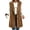 Dark Gray, variant on Xaqiouau Women's Long Sleeveless Trench Coat Lapel Collar Open Front Vest Jacket Casual Button Down Lightweight Duster Waistcoat Outerwear with Pockets