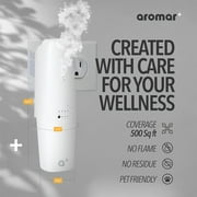 AROMAR Plus - Waterless Plug-In Aroma Diffuser, Bluetooth Control, White