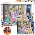 thumbnail image 1 of Kit Con Cuentas Cuadradas 5D DIY Del 40x30cm, 1 of 9