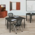 thumbnail image 2 of Regency 48" x 24" Kee Folding Training Table- Ash Grey/ Black, 2 of 8